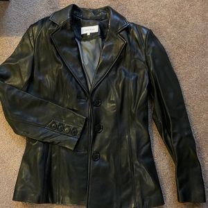 Women’s Calvin Klein leather jacket